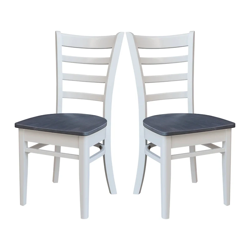 International Concepts Set of Two Emily Side Chairs