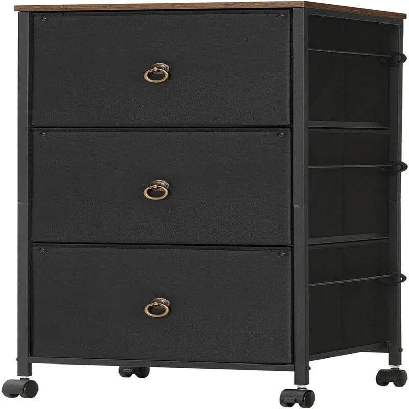 3-Drawer File Cabinet - 15.7D x 15.7W x 38.1H