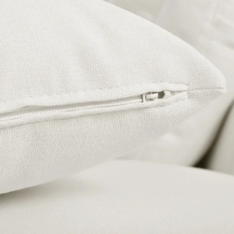 Beige 134.40 Modern U-Shaped 6 Seater Sectional Sofa with 2 Large Chaises, Removable Ottomans and Soft Cushions