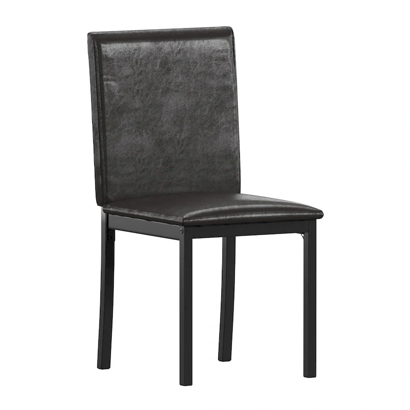 Darcy Espresso Metal Upholstered Dining Chair (Set of 2) by iNSPIRE Q Bold