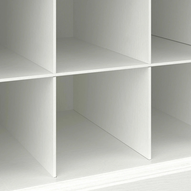 Woodland 40W Hall Tree and Shoe Bench with Shelves by Bush Furniture