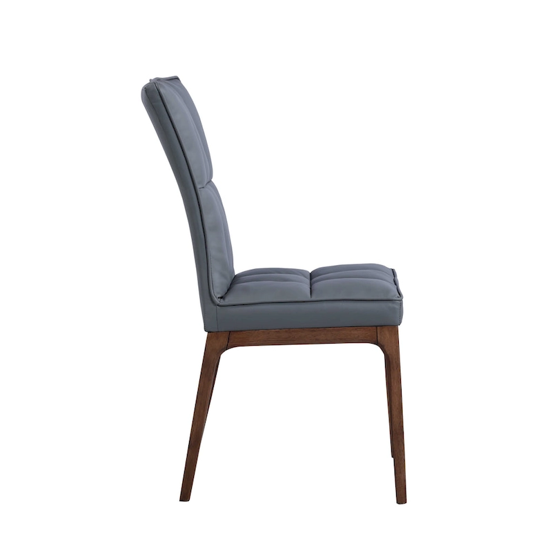 Somette Modern Tufted Side Chair with Solid Wood Frame, Set of 2