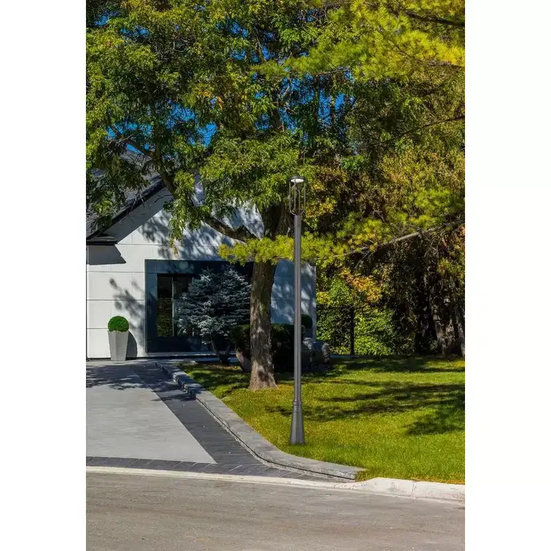 Z-Lite Leland 1 - Light Post Light in Sand Black