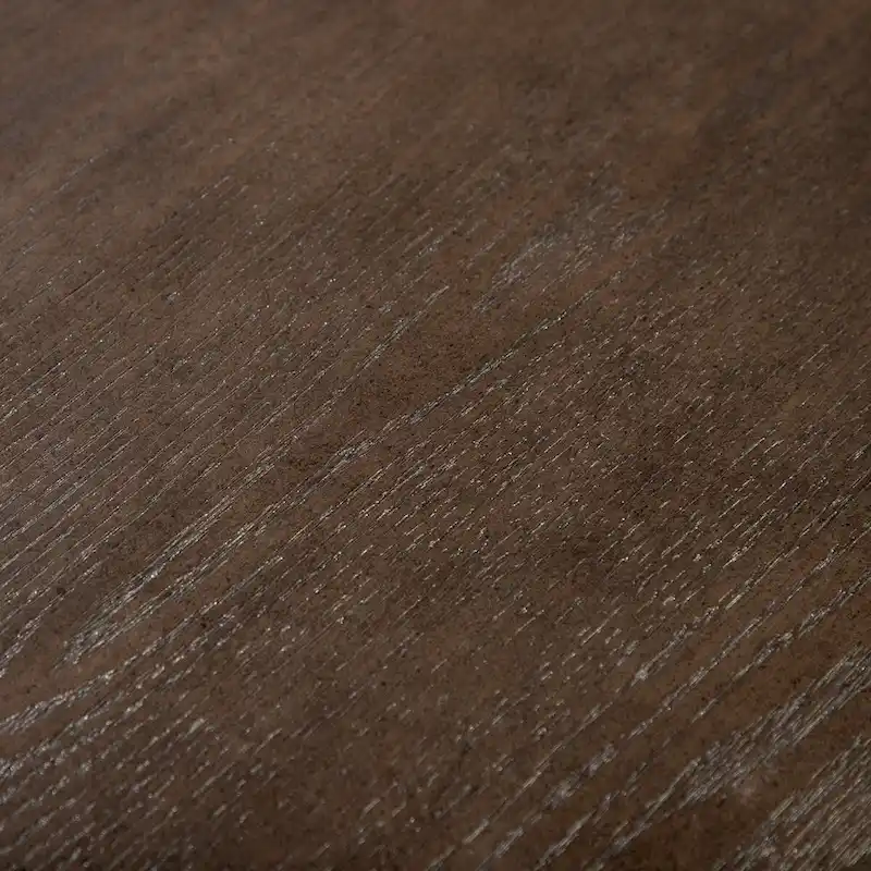 7-Piece Expandable Dining Table Set with Leaf - Solid Wood Trestle Base, 108