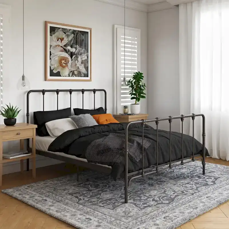 Avenue Greene Sandy Farmhouse Metal Bed