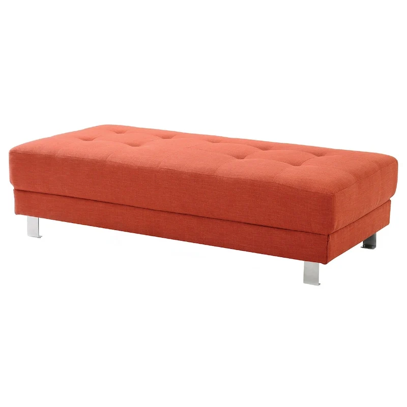 Riveredge Linen Upholstered Ottoman