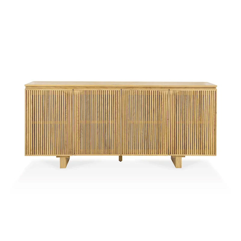 Classic Home Roya Oak Veneer Sideboard Buffet