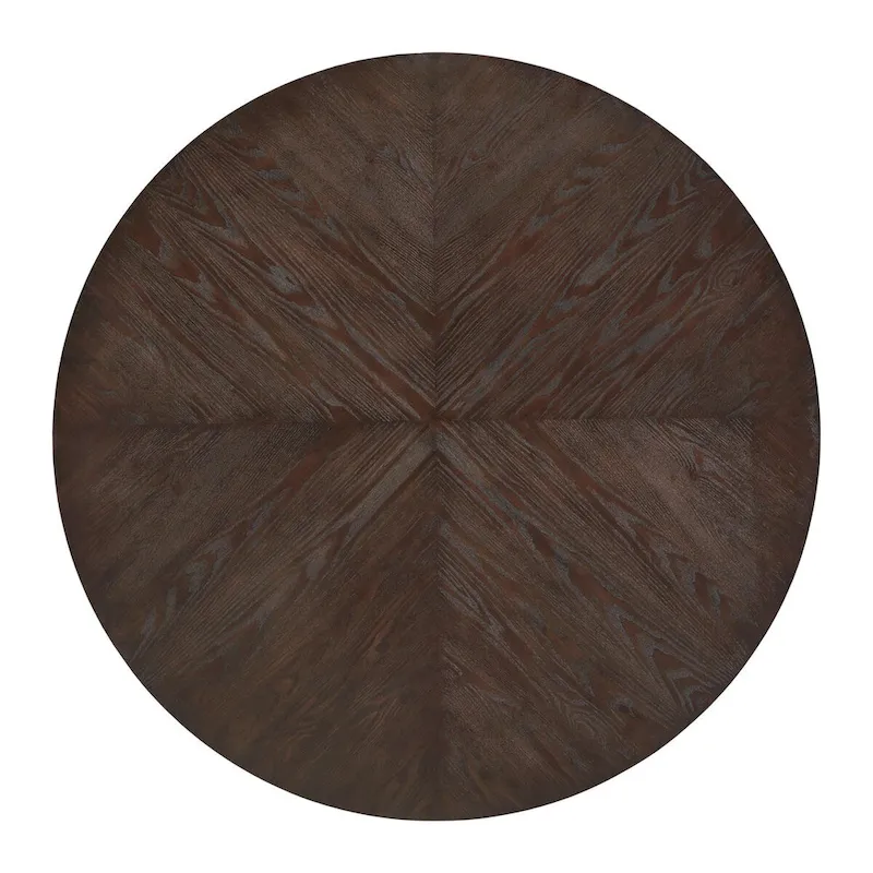 Andrea Espresso 54-inch Round Dining Table by iNSPIRE Q Modern - 54 Round Dining Table