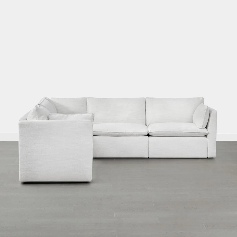Cypress V-shape Sectional Couches Modular Sofa