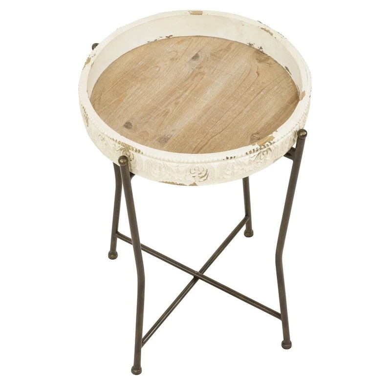 Sarina Farmhouse Accent Table - 23.5H x 15.5W x 15.5D