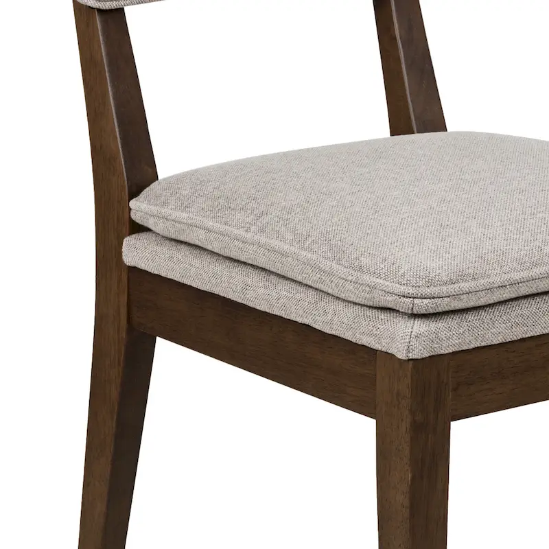 Solid Wood Upholstered Dining Chairs (Set of 2) by East at Main