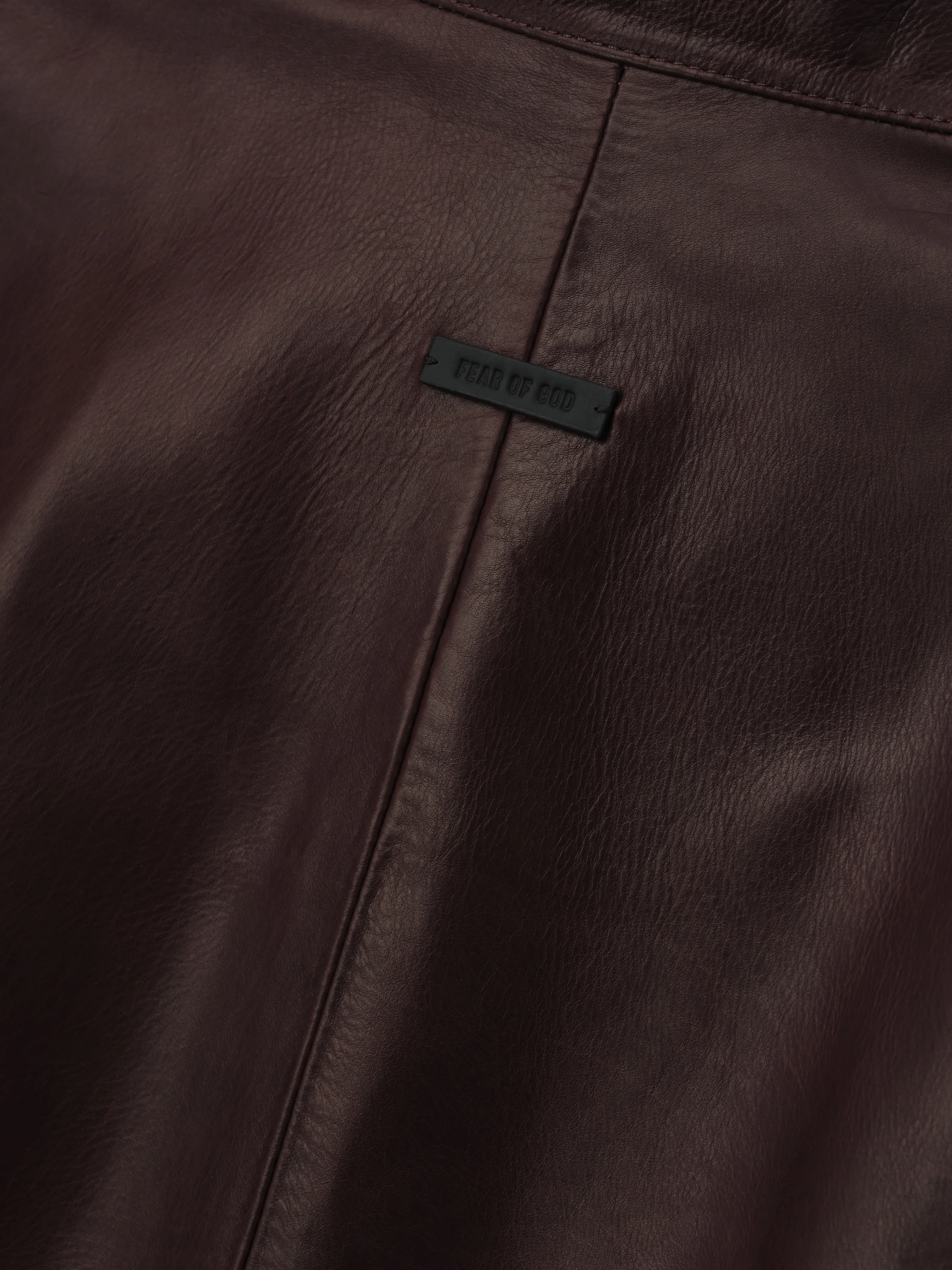 Womens Leather Track Jacket