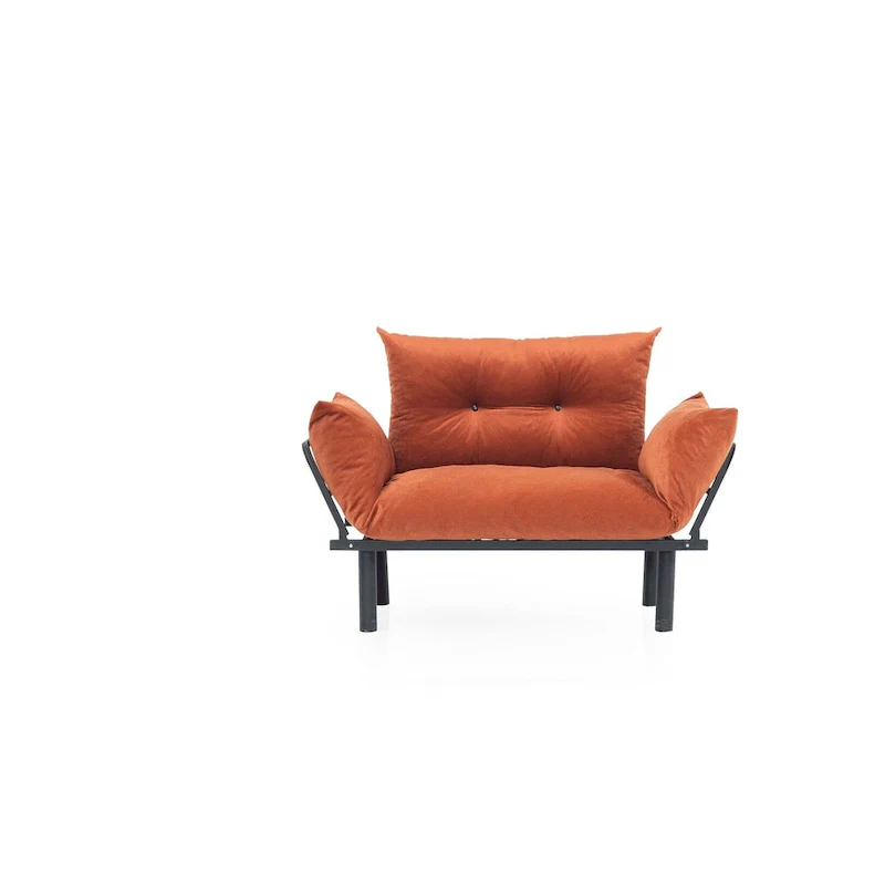 Sadio Metal Frame Loveseat With Removable Cushions