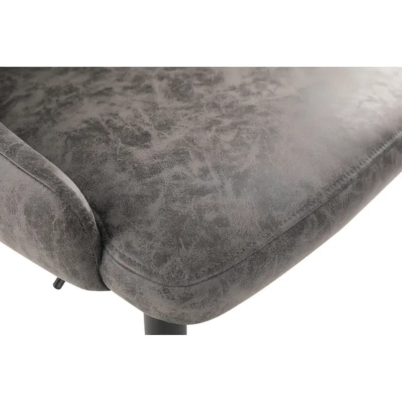 Sylmar Height Adjustable Stool in Faux Leather