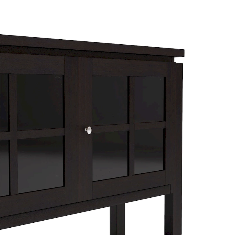 DH BASIC Modern Farmhouse 59 Windowpane Cabinet Buffet by Denhour