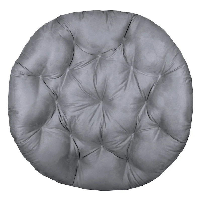 Klear Vu Solid Micro Suede Thick and Fluffy Replacement Papasan Chair Cushion