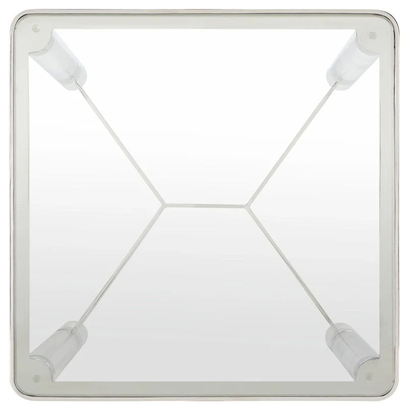 SAFAVIEH Couture Guler Acrylic Accent Table - 20 In W x 20 In D x 24 In H - 20Wx20Dx24H