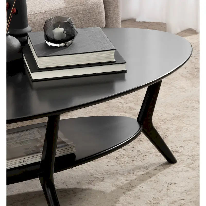 Kate and Laurel Nylah Oval Coffee Table