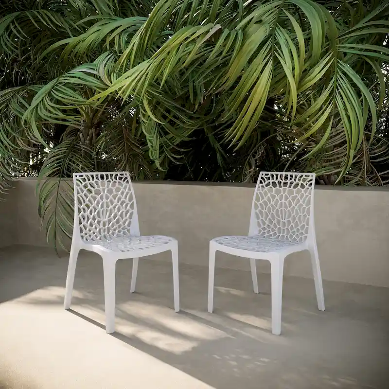 Karissa set of Two Outdoor Patio Dining Chairs