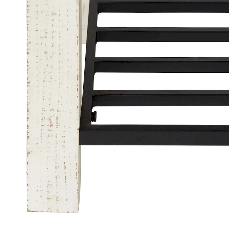 Kate and Laurel Jeran Farmhouse Entryway Bench