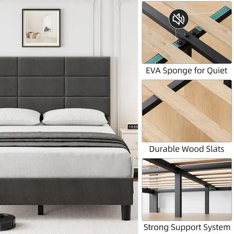 Bed Frame with Headboard