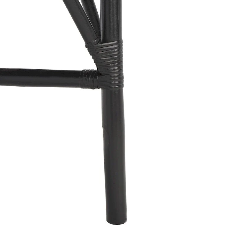 SAFAVIEH Maye Rattan Accent Chair with Cushion (Set of 2) - 18.5 W x 20.9 L x 35.8 H - 19Wx21Dx36H