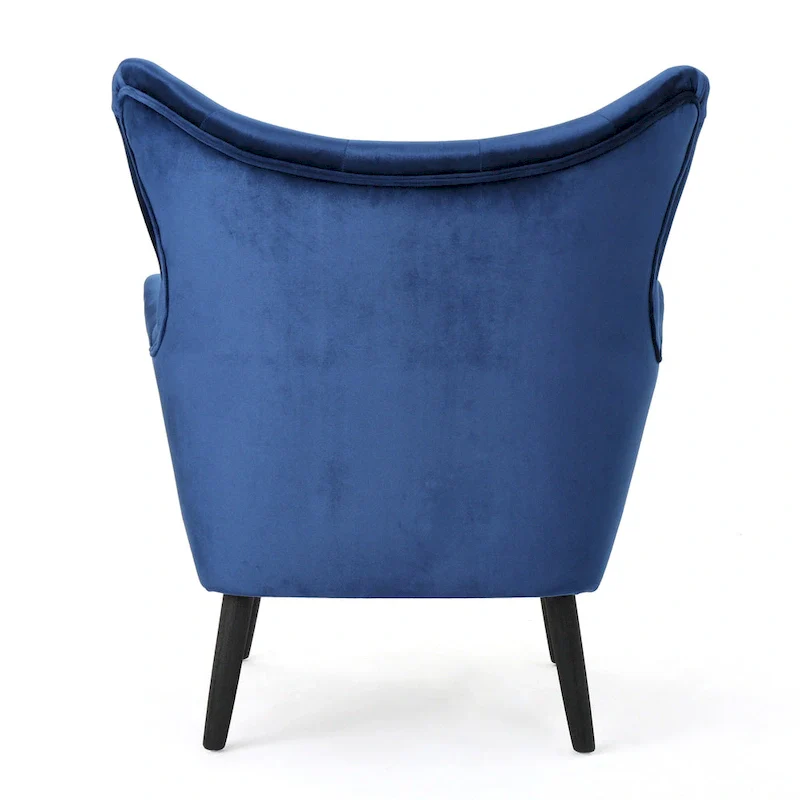 34.25  Velvet Wingback Arm Chair