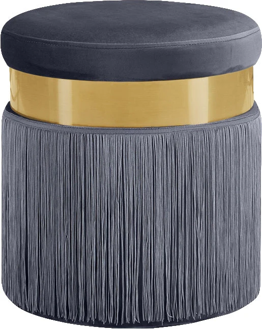 Jasmine Velvet Ottoman in 4 Color Options