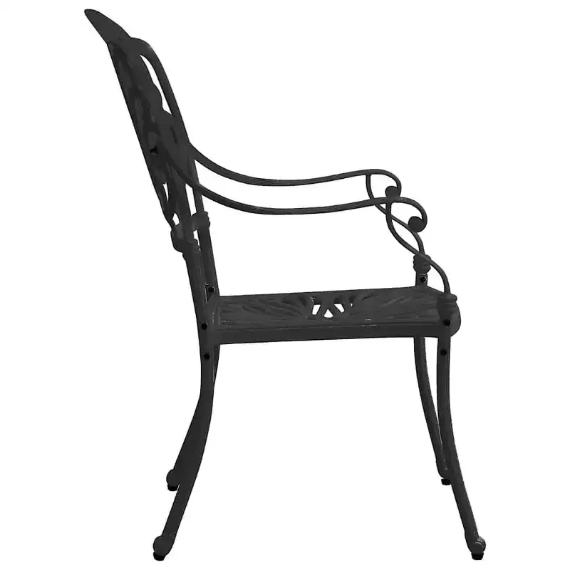 vidaXL Bistro Set Cast Aluminum Durable Bistro Set Round