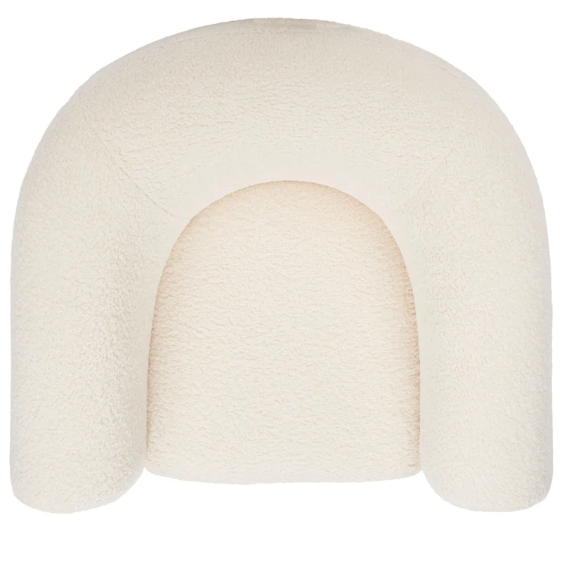 SAFAVIEH Couture Yauheniya Barrel Back Accent Chair - 38 In. W x 34 In. D x 28 In. H - 38Wx34Dx28H