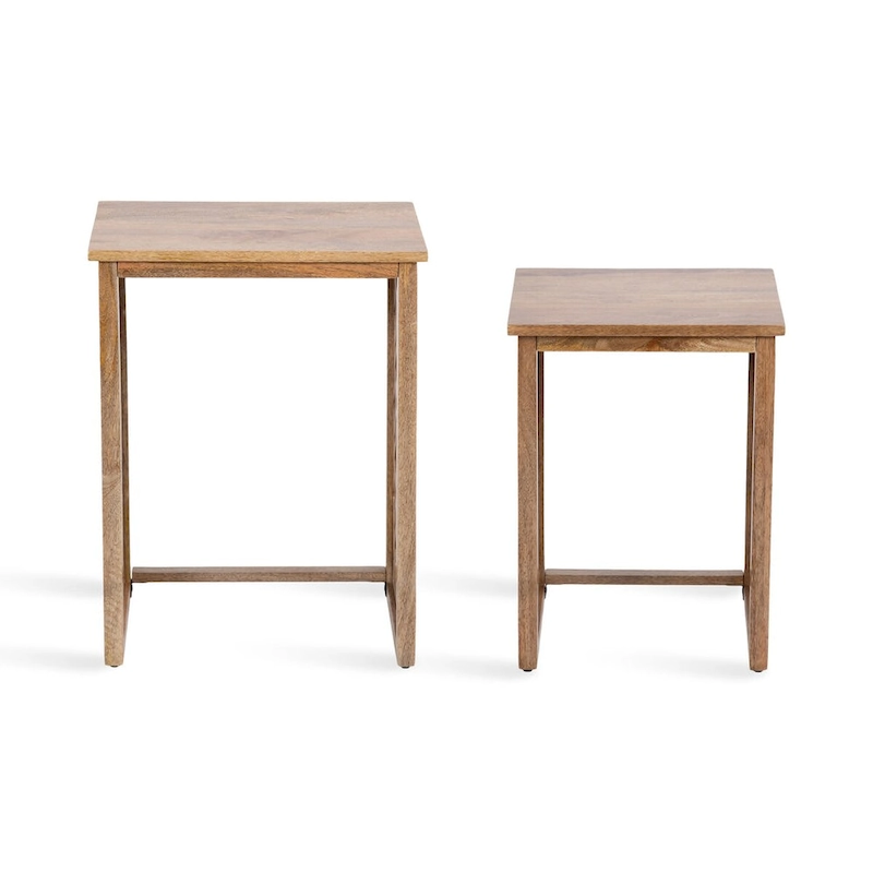 Kate and Laurel Karni Wooden Nesting Tables - 2 Piece