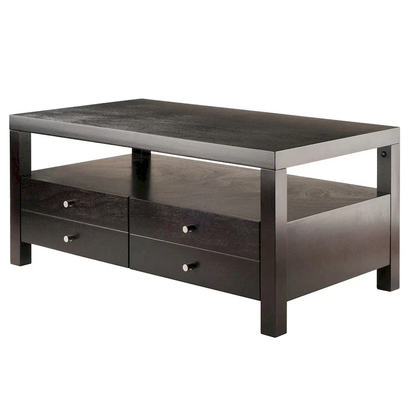 Espresso Coffee Table, 40.16 x 22.83 x 18.35