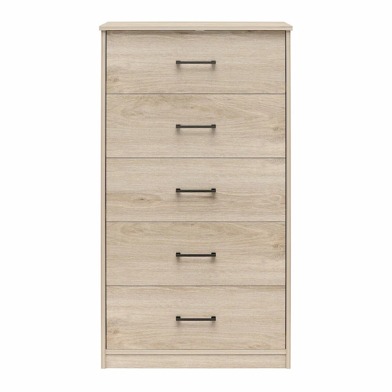 Ameriwood Home BrEZ Build Pearce Tall 5 Drawer Dresser