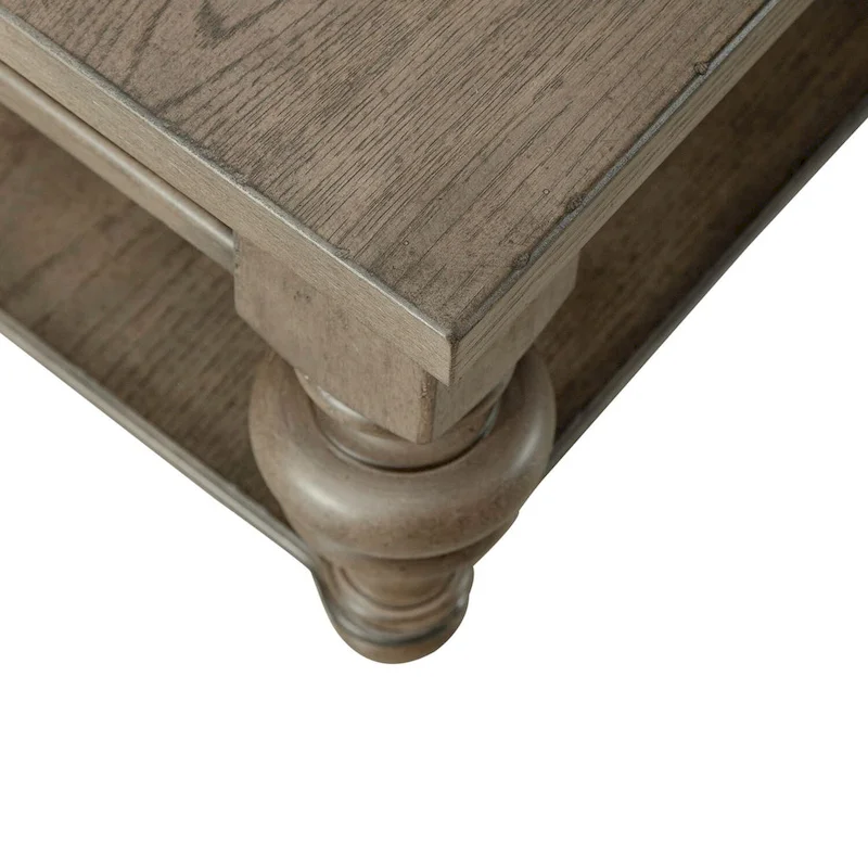 Farmhouse Dusty Taupe 3 Piece Cocktail Table Set