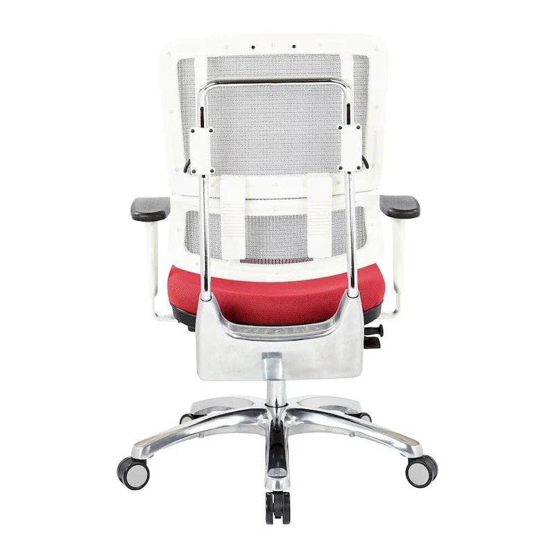 Breathable Mesh Chair with Custom Fabric Seat