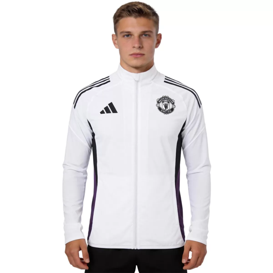 Manchester United Windbreaker Jacket White 2025/26
