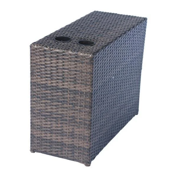 Living Source International Lucca 9-piece Cup Table Fire Pit Sectional