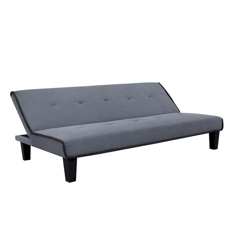 Clihome Biscuit Back Convertible Sofa with Mattress