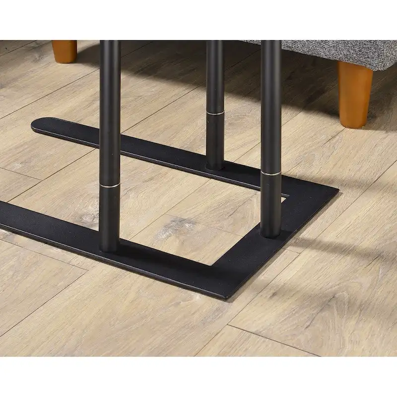 Schofield Industrial 20-inch Metal C-Shape Slide-open Top Side Table by Furniture of America