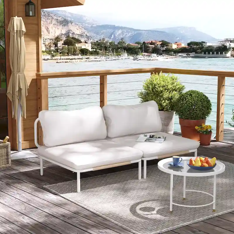 VredHom Outdoor Sectional Sofa Patio Furniture Sets