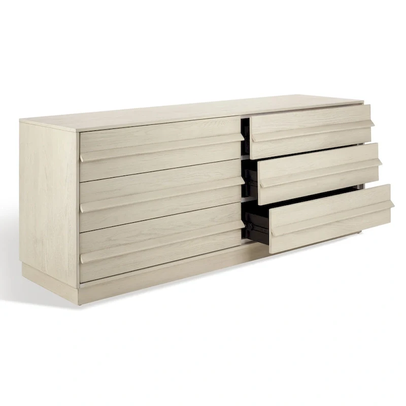 Couture Milada 6 Drawer Wood Dresser