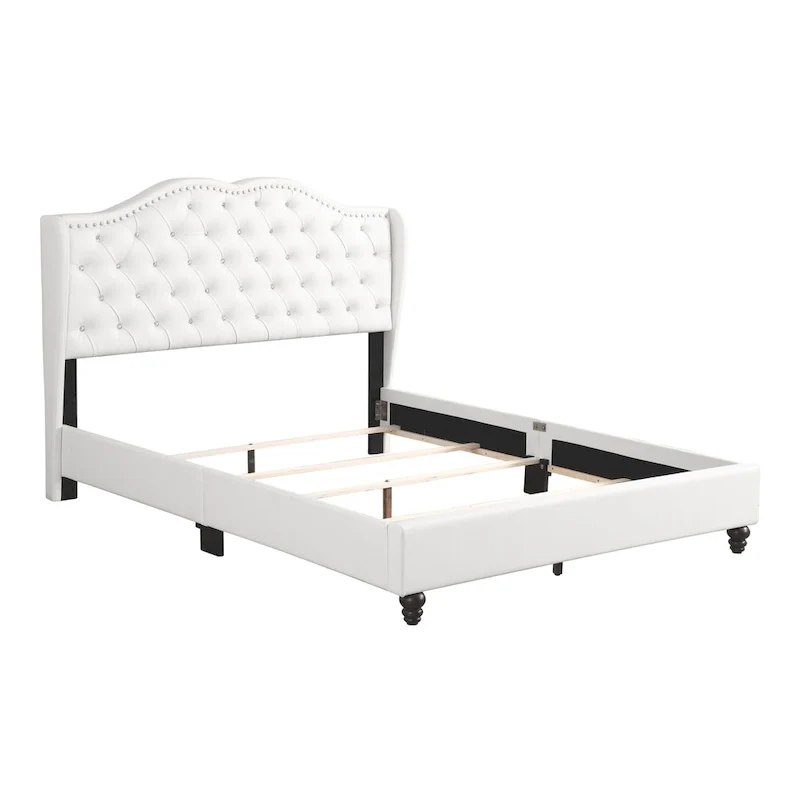 Joy Jewel Tufted Upholstered Bed