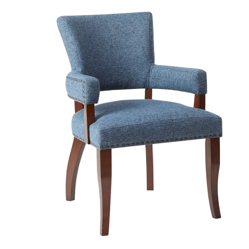 Arm Dining Chair with Fabric Seat
