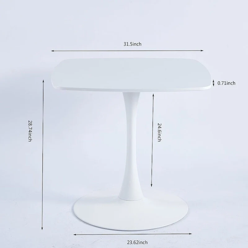 Mid-century Pedestal Leisure Coffee Table