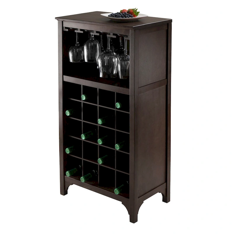Ancona Wine Cabinet, Espresso