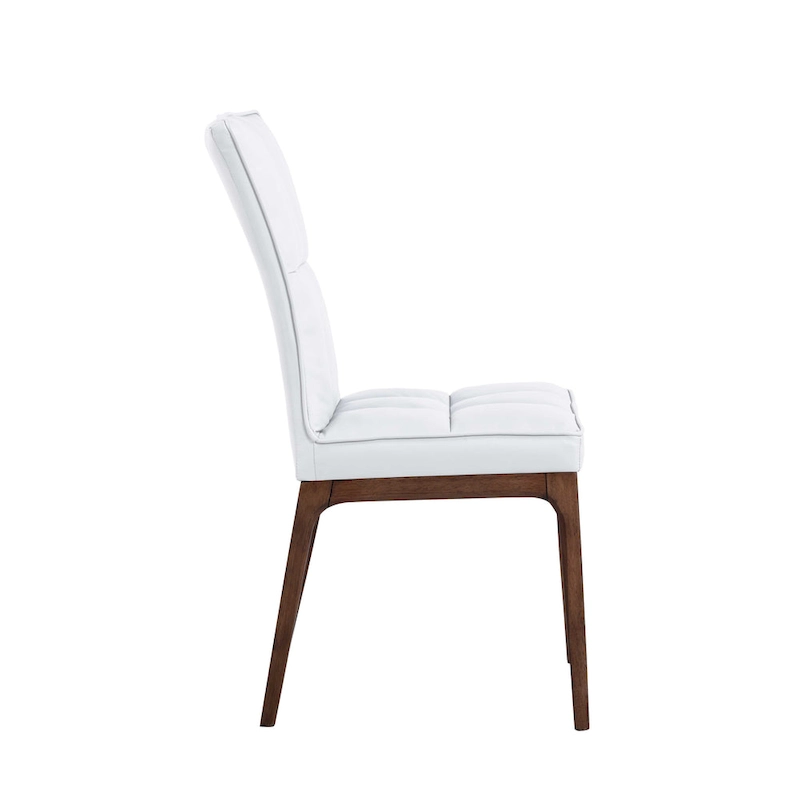 Somette Modern Tufted Side Chair with Solid Wood Frame, Set of 2