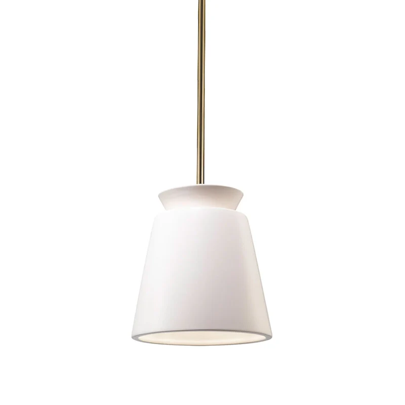 Justice Design Group Small Trapezoid Pendant - Rigid Stem