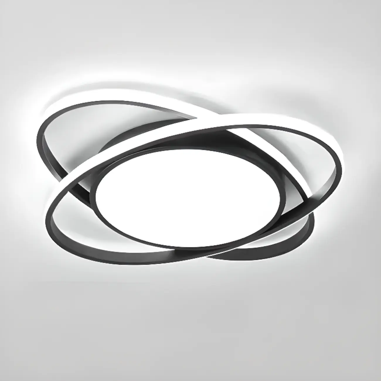 Geometric Acrylic Flush Ceiling Light for Residential Living