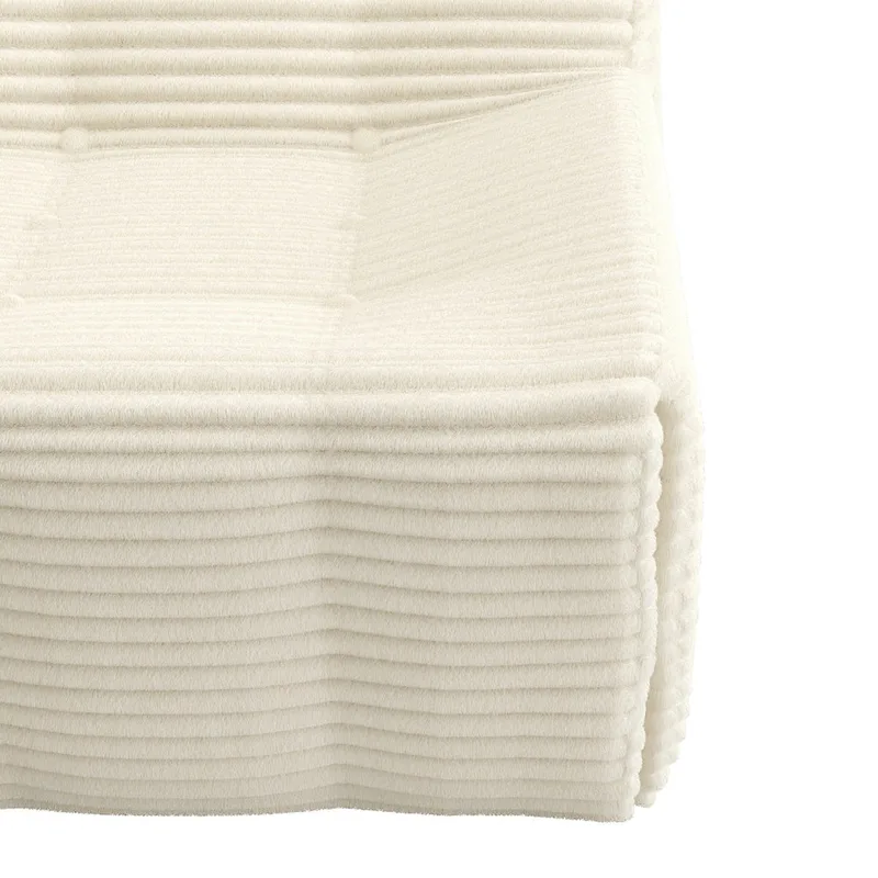 75 Foam 3-Seat Sofa with No Assembly, Space-Saving Design, and Easy Setup