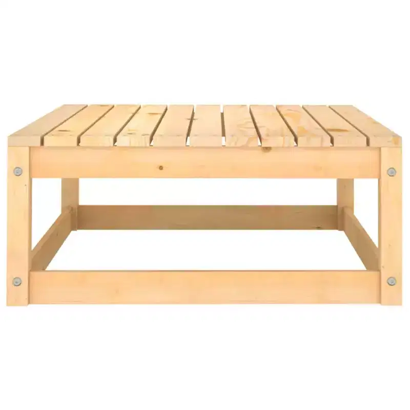 vidaXL Garden Lounge Set Solid pine wood, fabric (100% polyester)